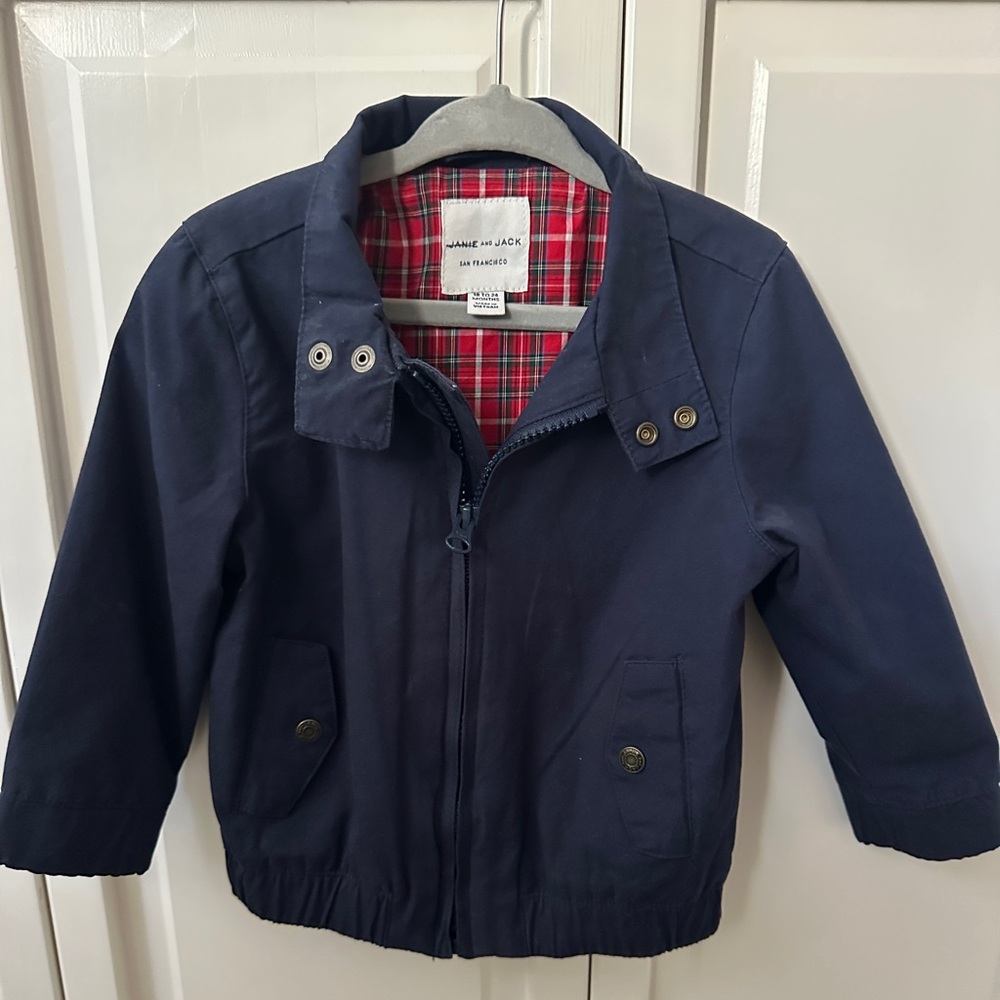 Janie and Jack Navy Blue Kids Raincoat